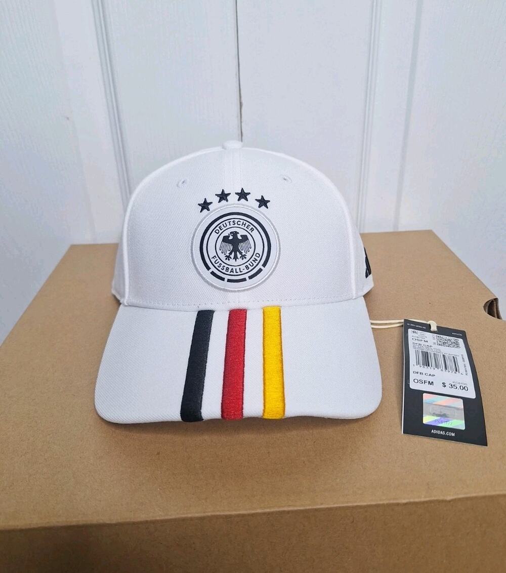 Adidas Germany 2026 World Cup White Hat Strapback KC6705